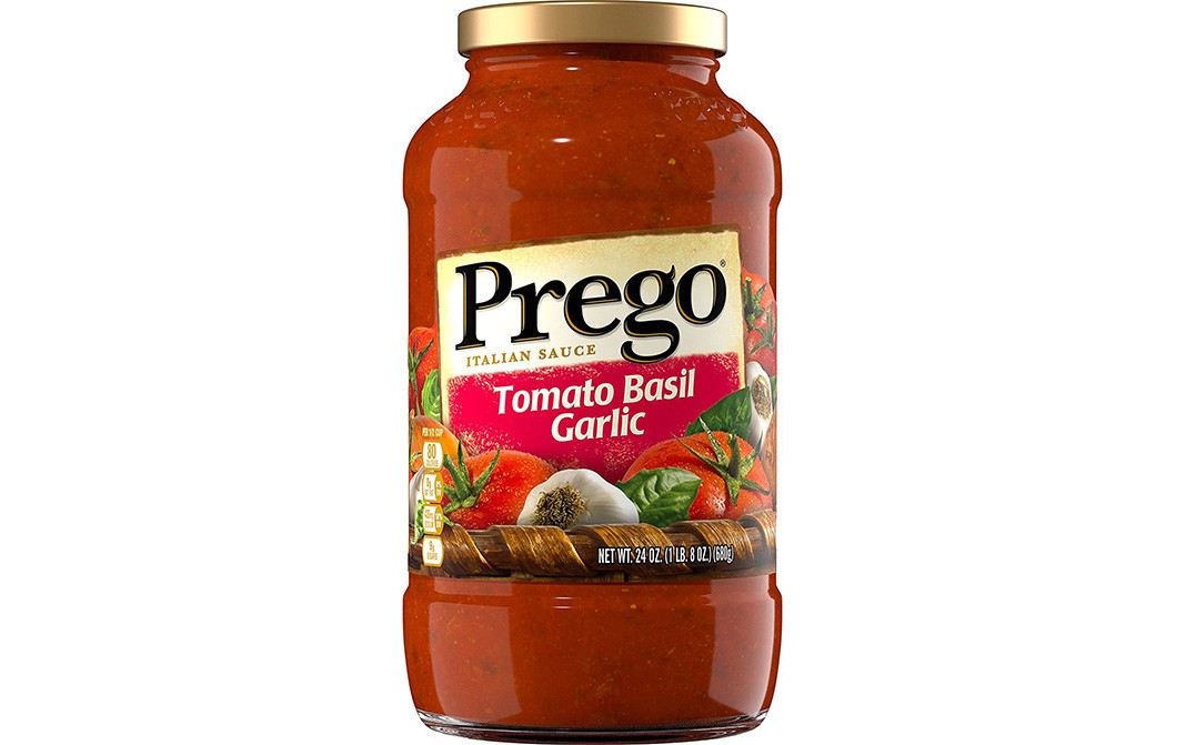 Prego Tomato Basil Garlic Italian Sauce   Glass Jar  680 grams
